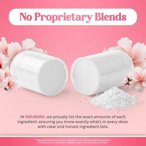 Suplemento de Myo-Inositol y D-Chiro Inositol Dalnara para Mujeres - Relación 40:1 con Folato, Vitamina D3, Magnesio y Zinc - Multivitamínico para el - imagen 4