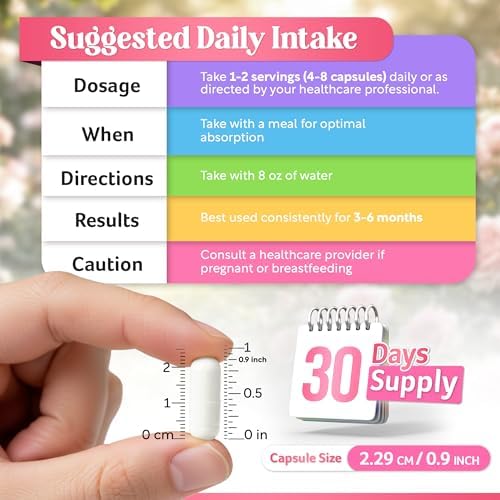 Suplemento de Myo-Inositol y D-Chiro Inositol Dalnara para Mujeres - Relación 40:1 con Folato, Vitamina D3, Magnesio y Zinc - Multivitamínico para el - imagen 5