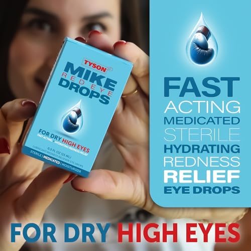 Gotas para los Ojos Tyson 2.0 Mike Red – Alivio Máximo para Ojos Rojos y Lubricante para Ojos Secos, 0.5 fl oz (15mL) - imagen 2