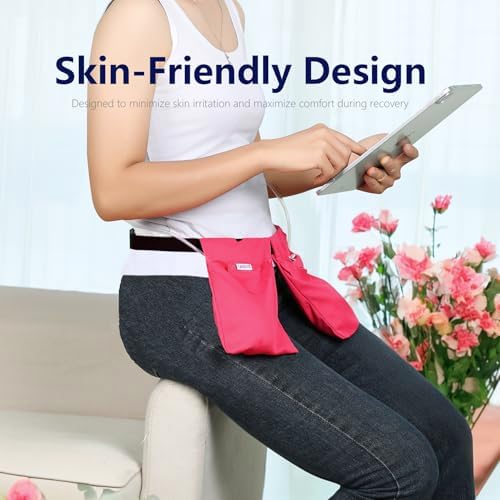 Bolsa de Drenaje para Mastectomía Yesito con Soporte de Ducha Ajustable y Cómodo (Rosa) - imagen 4