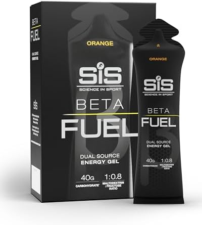 Gel Energético Science in Sport BETA Fuel - Gel Isotónico de Doble Fuente - Energía Rápida - Fácil de Digestionar - Sabor Naranja - Paquete de 6 - imagen 1