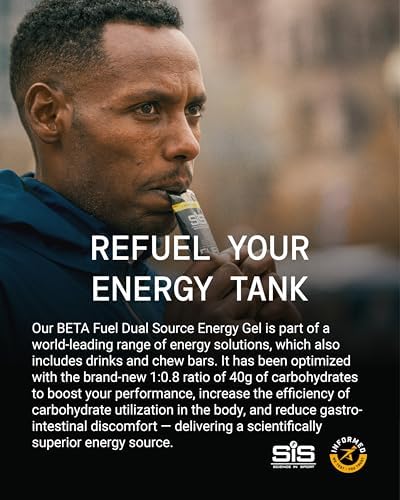 Gel Energético Science in Sport BETA Fuel - Gel Isotónico de Doble Fuente - Energía Rápida - Fácil de Digestionar - Sabor Naranja - Paquete de 6 - imagen 4