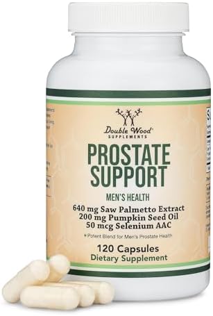 Suplemento de Soporte Prostático para la Salud Masculina (120 Cápsulas) Una Porción al Día por 30 Días, Apoya la Función Prostática y el Control - imagen 1