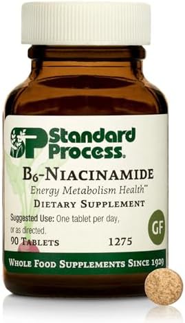Standard Process B6-Niacinamida - Apoya el Metabolismo Energético y la Salud Cardiaca - Ayuda Digestiva y Circulatoria - Sin Gluten, Sin Lácteos, Sin - imagen 1