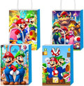 Bolsas de Regalo VAESCOL de 12 Piezas para Fiesta de Cumpleaños Temática de Mario con Asas - imagen 1