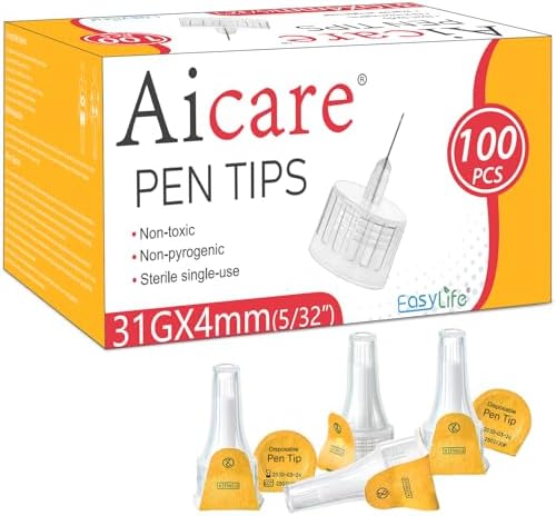 Puntas de Pluma 31G x 4mm, Ajuste Universal, 100 por caja, Cómodas, Extra Delgadas - imagen 1