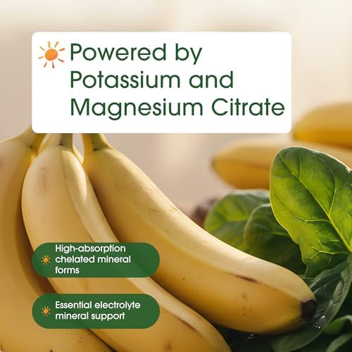 NatureBell Potasio y Magnesio - 240 Cápsulas - 200mg Citrato de Potasio y 200mg Citrato de Magnesio - Soporte Electrolytico y Circulatorio* - Apoyo a - imagen 6