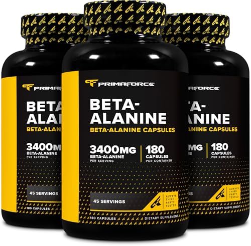 Cápsulas de Beta Alanina Primaforce 3,400mg, 180 Cápsulas (45 Porciones) - Suplemento Potente de Beta-Alanina - imagen 7