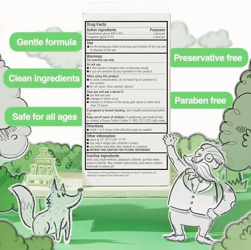 Archie's Remedies, Gotas para Ojos Secos, Alivio Ultra Lubricante, Fórmula Limpia y Sin Conservadores, Viales de Uso Único, 30 Contenido - imagen 6