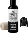 Acondicionador de Piel Eagle - Loción para Cuero con Paño para Botas, Chaquetas, Bolsos y Más - Lanolina y Aceites Naturales para Limpiar, - imagen 1