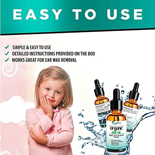Aceite y gotas limpiadoras naturales de Mullein para eliminar cerumen con fresa para niños | Suavizante, humectante y alivio de alergias | Tinnitus, - imagen 4