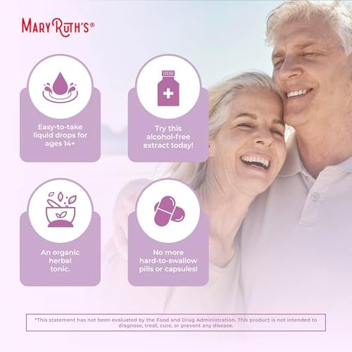 Gotas Líquidas de Echinacea Purpurea MARYRUTH'S Organics | Sin Azúcar | Orgánico USDA | Apoyo Inmunológico | Salud Respiratoria | Sin Alcohol | No - imagen 6