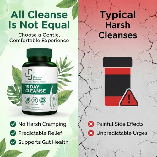 Limpieza y Detox de Colon de 15 Días para Mujeres y Hombres, Con Senna, Aloe Vera, Psyllium y Probióticos, Alivio de Inflamación y Estreñimiento, 15 - imagen 8