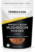 Mezcla Orgánica de Cinco Hongos Terrasoul Superfoods | Adaptogénica | USDA Orgánico, Vegano, Sin OGM, Sin Gluten | Reishi, Chaga, Melena de León, - imagen 1
