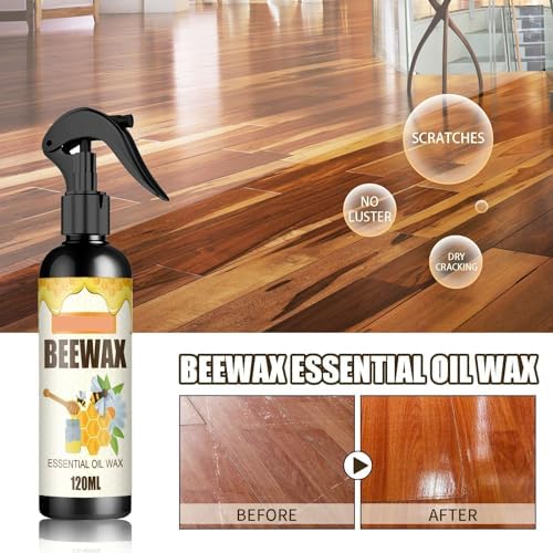 Spray de Cera de Abeja QUAAM, Pulidor de Muebles Original con Cera de Abeja - imagen 3