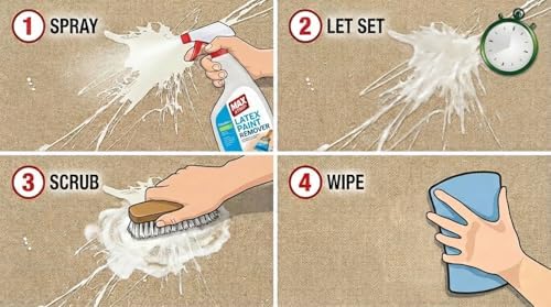 Removedor de Pintura de Látex Max Strip 22oz | Fórmula a Base de Agua de Acción Rápida | Elimina de Manera Segura Látex y Acrílico | Ideal para - imagen 2
