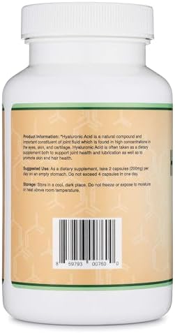 Ácido Hialurónico Double Wood Supplements, 180 Cápsulas (100 mg por Cápsula) - imagen 4