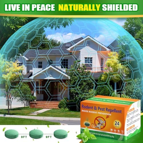 Repelente de Roedores para Interior y Exterior - Aceite de Menta para Ahuyentar Ratones, Topos y Ratas, Bolsitas Repelentes de Insectos, Control - imagen 6