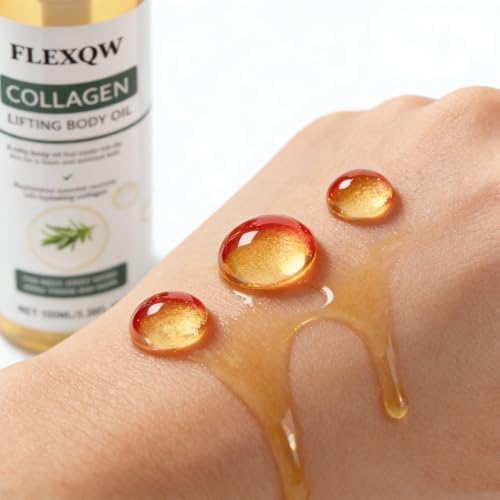 Aceite Corporal de Colágeno, Aceite de Masaje Reafirmante y Tensante, Anti-Flacidez, Hidratante y Reparador para Brazos, Abdomen, Muslos y Todo el - imagen 2