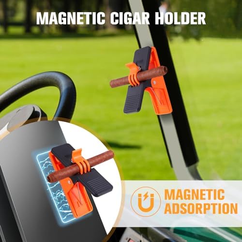 Soporte Magnético para Cigarros WALKV - Paquete de 3, Clip de Silicona Antideslizante con Cinta Magnética, Accesorios para Carritos de Golf, Regalos - imagen 5