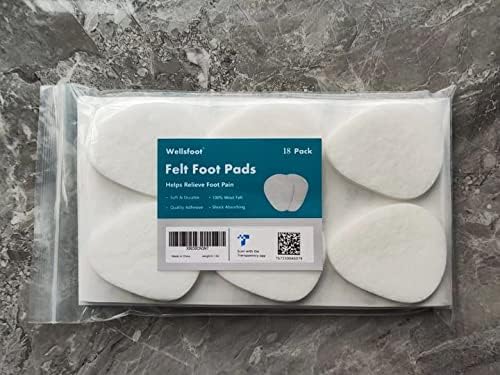 Plantillas de Fieltro Metatarsales (1/4 de Grosor - 18 Piezas) Almohadillas para Alivio del Dolor en el Antepié, para Mujeres y Hombres con Fascitis - imagen 3