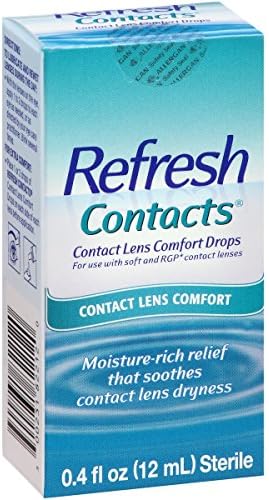 Gotas de Humectación REFRESH para Lentes de Contacto 0.40 oz (Paquete de 2) - imagen 1
