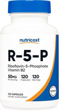 Nutricost R-5-P (Riboflavina-5-Fosfato) 50 MG, 120 Cápsulas - Vegano, Sin OGM - imagen 1