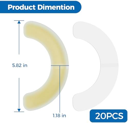 Sunliech 20 Piezas de Tiras Elásticas para Barrera de Ostomía, Hidrocoloide Médico, Suministros para Ostomía, Cinta Adhesiva Impermeable para Bolsa - imagen 7