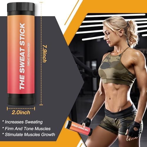 Gel en Barra Demissle para Sudor, Mejora del Rendimiento en Ejercicio, Crema Aromática para Brazo, Pierna, Cintura y Abdomen, Fórmula de Rápida - imagen 2