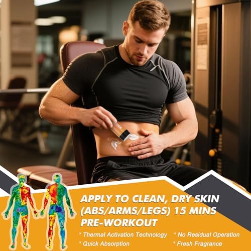 Gel en Barra Demissle para Sudor, Mejora del Rendimiento en Ejercicio, Crema Aromática para Brazo, Pierna, Cintura y Abdomen, Fórmula de Rápida - imagen 3