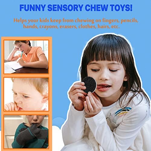 Collares Masticables para Niños con Sensibilidad, Juguetes Sensoriales para Autismo, TDAH y SPD, Reducen la Ansiedad y el Nerviosismo en Adultos - imagen 3