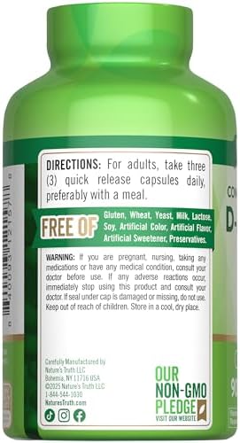 Píldoras de D-Mannosa Nature's Truth | 2100mg | 90 Cápsulas | Suplemento Sin OGM y Libre de Gluten - imagen 7