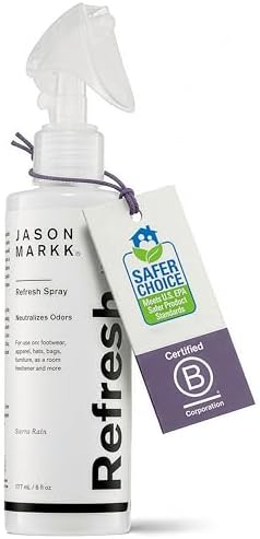 Spray Refrescante Jason Markk, Desodorante para Zapatos y Tenis, Eliminador de Olores, Ideal para Calzado, Ropa, Bolsas, Muebles, Aroma Sierra Rain, - imagen 1