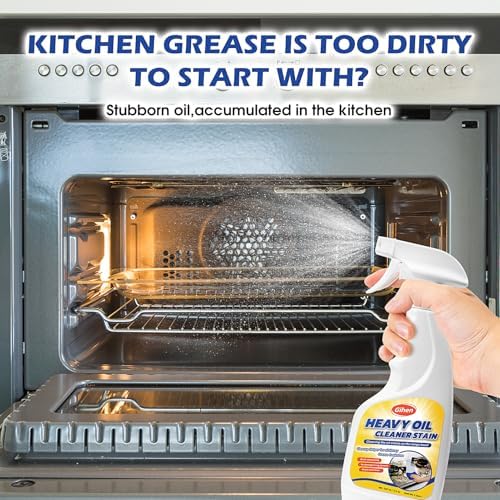 Limpiador de Aceite Pesado Gihen - Limpiador Multiusos Efectivo 500 ml, Incluye Botella con Spray y Toalla para Limpiar Cocina, Horno, Estufa, - imagen 8