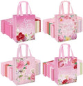 VDESFUEBY 20 Piezas de Bolsas de Regalo Tote para el Día de las Madres con Asas, Florales, No Tejidas, para Fiestas Temáticas de la Mejor Mamá - imagen 1