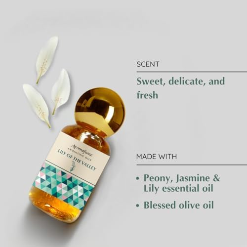 Aceite de Unción Lirio de los Valles 9ml | Bendiciones de Tierra Santa | Aceite de Oliva Bendecido de Jerusalén con Especias Bíblicas | Ingredientes - imagen 2