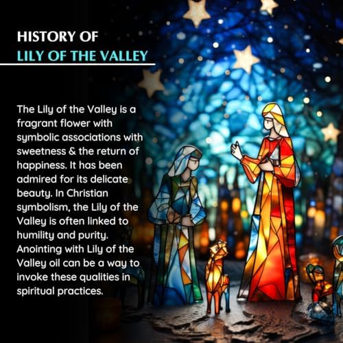Aceite de Unción Lirio de los Valles 9ml | Bendiciones de Tierra Santa | Aceite de Oliva Bendecido de Jerusalén con Especias Bíblicas | Ingredientes - imagen 4
