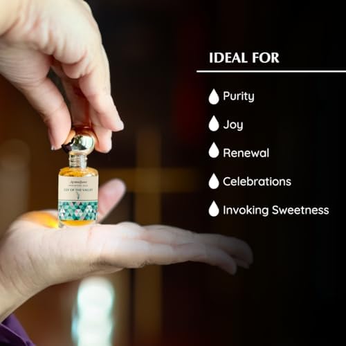 Aceite de Unción Lirio de los Valles 9ml | Bendiciones de Tierra Santa | Aceite de Oliva Bendecido de Jerusalén con Especias Bíblicas | Ingredientes - imagen 5