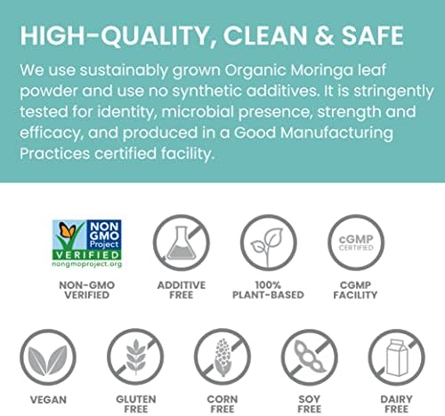 Himalaya Moringa - Suplemento Herbal Antioxidante para Bienestar y Vitalidad, Vegano, No Transgénico, Sin Gluten, 1000 mg, 60 Cápsulas - imagen 5