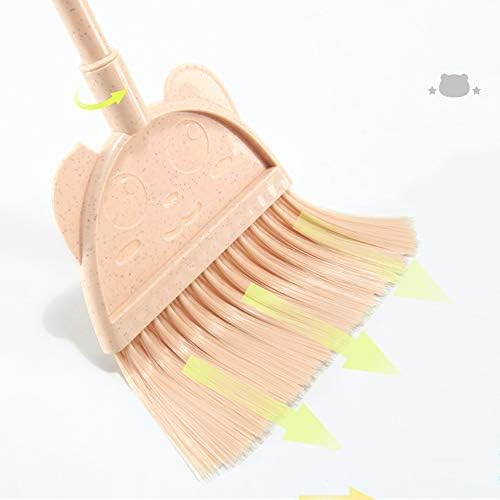 Mini Escoba MAYEV con Recogedor para Niños, Set de Ayuda para el Hogar (Rosa) - imagen 7