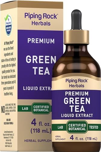 Extracto de Té Verde Líquido Piping Rock | 4 Oz | Suplemento Herbal Premium | Vegetariano | Sin Alcohol | No Transgénico, Sin Gluten - imagen 1