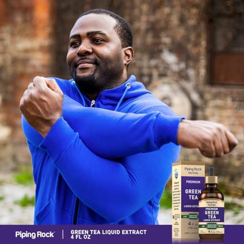 Extracto de Té Verde Líquido Piping Rock | 4 Oz | Suplemento Herbal Premium | Vegetariano | Sin Alcohol | No Transgénico, Sin Gluten - imagen 6