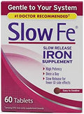 Slow Fe, Hierro de Alta Potencia 45 mg, Liberación Lenta - 60 Tabletas - imagen 1