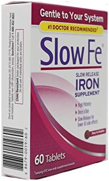 Slow Fe, Hierro de Alta Potencia 45 mg, Liberación Lenta - 60 Tabletas - imagen 3