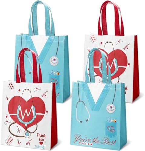 Bolsas de Regalo Reutilizables para Enfermeras Ertyjikg - 20 Piezas, Decoraciones para Fiesta de Graduación 2025, Bolsas de Agradecimiento - imagen 1
