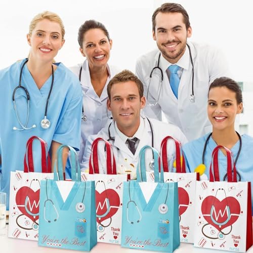 Bolsas de Regalo Reutilizables para Enfermeras Ertyjikg - 20 Piezas, Decoraciones para Fiesta de Graduación 2025, Bolsas de Agradecimiento - imagen 4