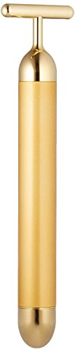 Beauty Bar Masajeador Facial Eléctrico 24k Golden Pulse, Herramienta T-Shape para Piel Sensible, Reafirmante y Elevador - imagen 2