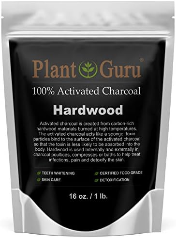 Polvo de Carbón Activado 1 lb. Madera Dura - Grado Alimenticio Kosher No GMO - Blanqueamiento Dental, Mascarilla Facial y Jabones. Promueve la - imagen 1
