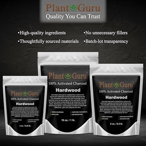Polvo de Carbón Activado 1 lb. Madera Dura - Grado Alimenticio Kosher No GMO - Blanqueamiento Dental, Mascarilla Facial y Jabones. Promueve la - imagen 7