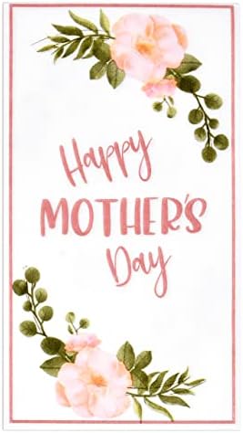 Servilletas Desechables de Papel 3 Capas Gift Boutique - Paquete de 100 para Fiestas del Día de las Madres, Diseño Floral Primavera, Mejor Mamá - imagen 1